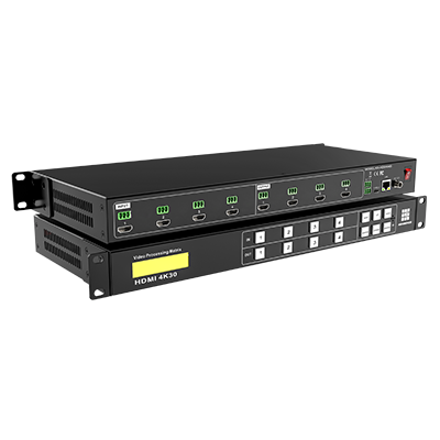 Kensence Seamless Hdmi matrix switcher 8x8 EDID RS232 8 Displays 4k matrices switch hdmi 8x8